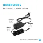 HP 65W USB-C LC Power Adapter — Foto 3