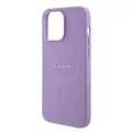 Guess Saffiano MagSafe case for iPhone 15 Pro - purple Фото num