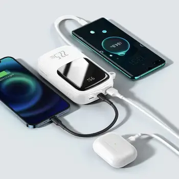 Baseus Power Bank 20000mAh Qpow Pro - USB + Type C - PD 22,5W with Type C cable (PPQD060302) white (damaged packaging) Foto 9