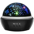 Lampka nocna z projektorem czarnyblackLP16857 Foto 1