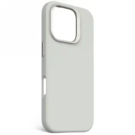 Decoded AntiMicrobial Silicone Backcover with MagSafe for iPhone 16 Pro - Gray Фото num