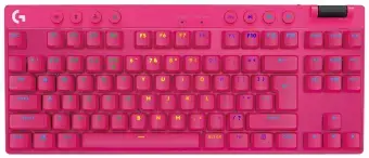 Klaviatūra Logitech G Pro X TKL Lightspeed Tactile Magenta