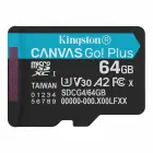 Kingston memory card 64GB microSDXC Canvas Go Plus Gen4 200R A2 U3 Single Pack w/o ADP Фото num