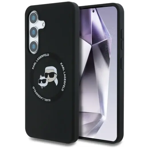 Karl Lagerfeld silikona telefona maciņš Samsung Galaxy S25 Plus melns Foto 1