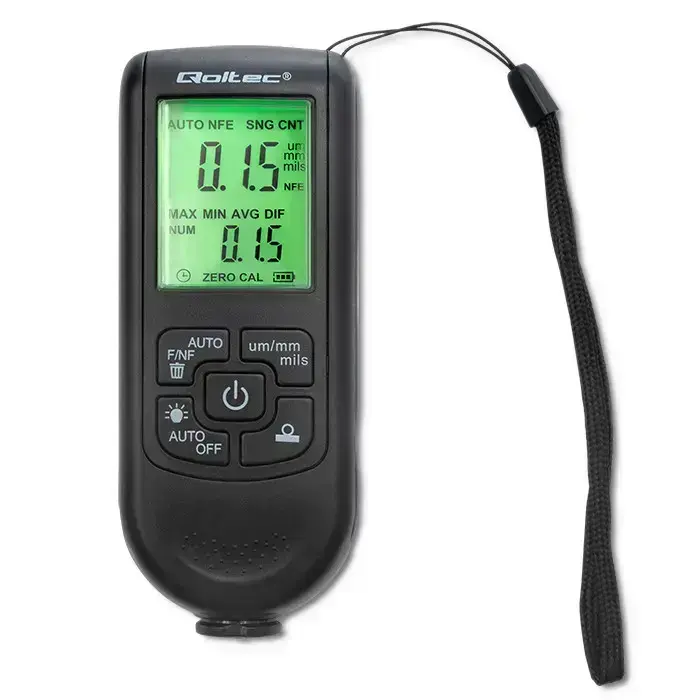 Qoltec Coating thickness gauge with LCD | 0 ~ 2000um Foto 12