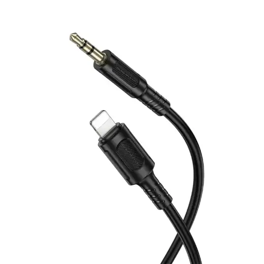 Borofone Cable AUX BL25 Nice - Lightning to jack 3,5mm - 1 metre black Foto 2