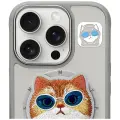 Nimmy Glasses Cool Cat чехол для телефона для iPhone 16 Pro Max серый с MagSafe Фото num