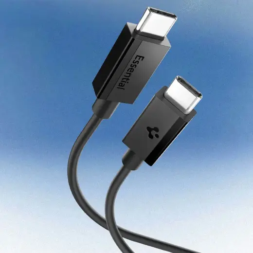 Spigen EB6010CC datu pārraides un uzlādes vads | USB-C uz USB-C | 60W | 1m | melns Foto 3