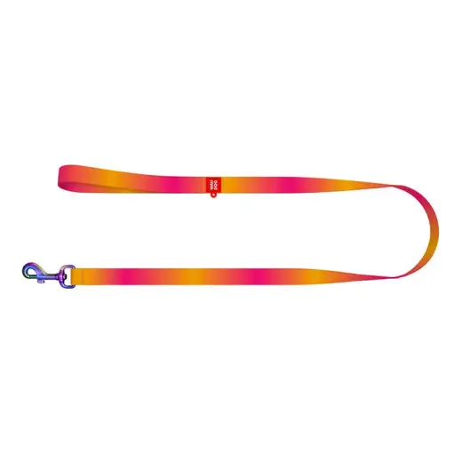 WAUDOG gradient nylon dog leash, 15mm wide, 122cm long, orange Photo