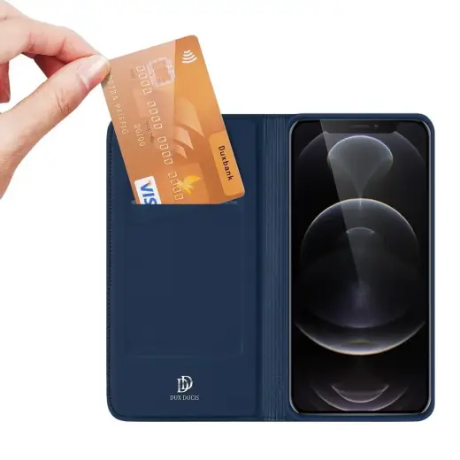 Dux Ducis Skin Pro Bookcase type case for iPhone 13 Pro blue Photo