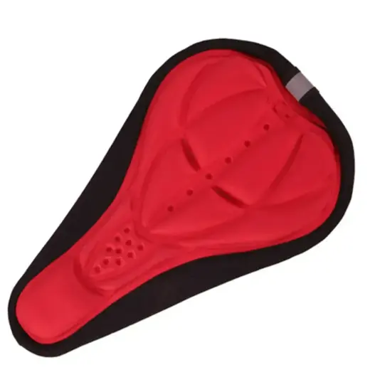 Bike saddle cover red Foto 3