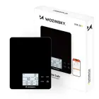 Wozinsky WIK-10 Smart Kitchen Scale with Digital Display, Bluetooth App - Black — Foto 1
