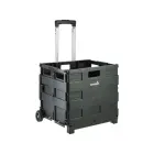 Foldable shopping cart with load capacity up to 35kg Olli 65L 42x40.5x38cm black Photo