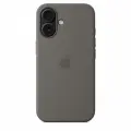 Silicone case with MagSafe for iPhone 16 - stone gray Foto 4