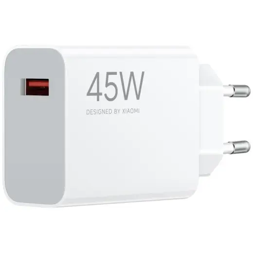 Xiaomi MDY-17-EF USB-A 45W Travel Charger + Data Cable USB-C 6A White (Bulk) Фото num