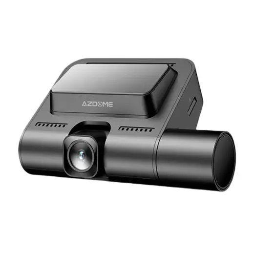 1080p front camera, 1080p indoor camera and VGA rear camera Azdome V600-3CH, G-sensor Foto 4