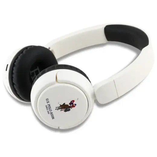 US Polo słuchawki nauszne Bluetooth       USHPV6PUNH biały|white DH Color Logo Фото num