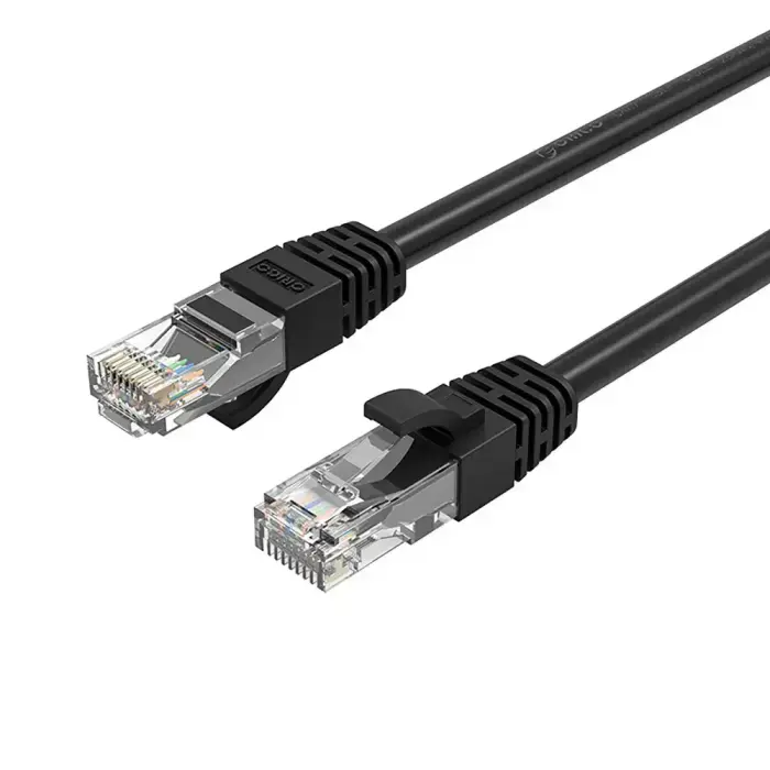 Orico PUG-C6 Ethernet LAN network cable | Cat6 | round | 1Gbps | 2m | black