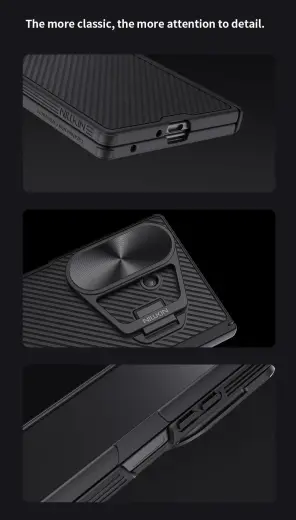 Nillkin CamShield Prop Case for Samsung Galaxy Z Fold 7 Black Photo