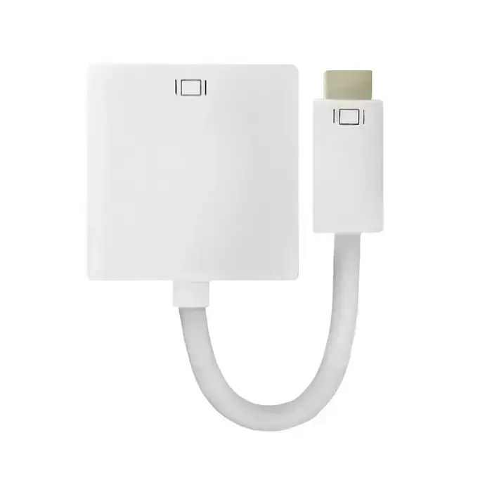 Qoltec Mini DVI adapter male | DVI (24+5) female