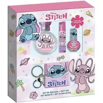 Dětské parfémy Stitch & Angel Set Dárková sada se silikonovou taštičkou