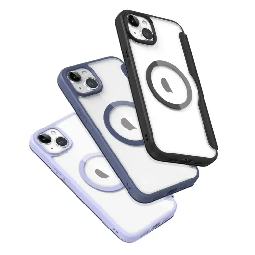 Dux Ducis Skin X Pro Magnetic Flip MagSafe Case iPhone 15 - Black Фото num
