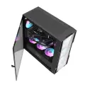 Darkflash DK431 Glass Computer Case + 4 fans (black) — Foto 2