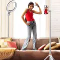 Tech-Protect L03S Bluetooth selfie stick with remote control, tripod up to 148cm and 180 head - white Photo