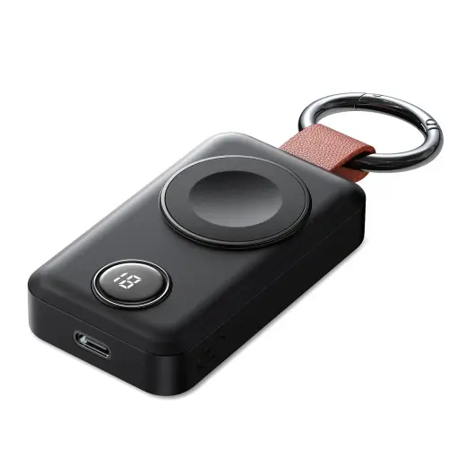 Joyroom JR-WQW01 ārējais akumulators (powerbank) | 2000 mAh | 3W | USB-C, Bezvadu, Apple Watch | melns Foto 5