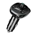 USAMS Zestaw głośnomówiący C21 z transmiterem FM, Bluetooth 5.0, MP3, 2xUSB 3,4A czarny|black CC115GC01 (US-CC115) Photo
