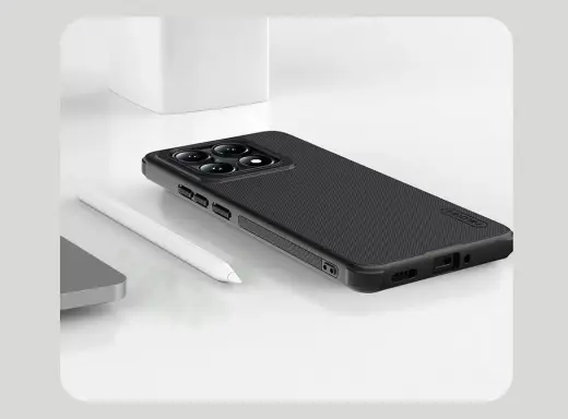Nillkin Super Frosted PRO Magnetic Back Cover for Xiaomi 14T Pro Black Фото num