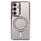 Bling Magsafe Case for Samsung Galaxy S25 FE pink — Foto 3