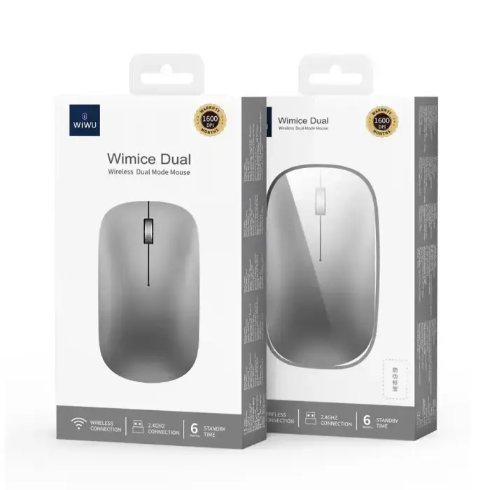 WiWU - WiMiCE Dual Mode Wireless Mouse WM110 - grey Фото num