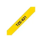Brother TZE-Schriftbandkassette TZESchriftbandkassette TZe-621 TZe621 Yellow Black (TZE621) — Фото 3