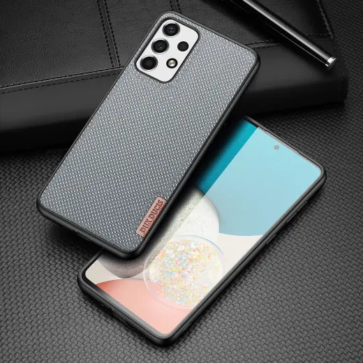 Dux Ducis Fino case is made of nylon material for Samsung Galaxy A73 blue Photo