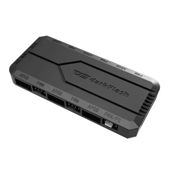 Fan control box for computer Darkflash RC2 RGB PWM + remote controller (black) Foto 5