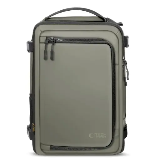 Tech-Protect Defender S50 Backpack for Ryanair & Wizzar, 20L Laptop - Olive Foto 2