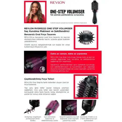 Revlon Hair Dryer and Volumiser One-Step OneStep black Schwarz (RVDR5222E) Foto 4