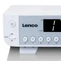 Lenco radio ar LED apgaismojumu un taimeri, balts Foto 5