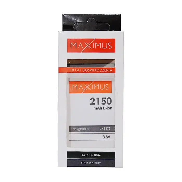 BATTERY MAXXIMUS LG K8 LTE 2150mAh BL-46ZH Фото num