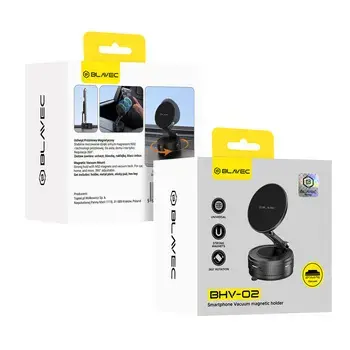 Blavec Car holder BHV-02 magnetic vacuum to windshield (BHV02-PMB) black (damaged packaging) Foto 10