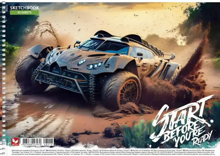 Zīmēšanas bloks, 30 loksnes Foto 4