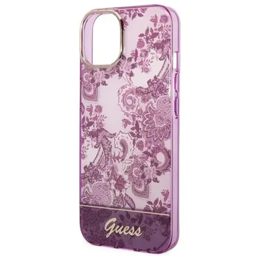 Guess GUHCP14MHGPLHF iPhone 14 Plus 6,7" fuksja|fuschia hardcase Porcelain Collection Фото num