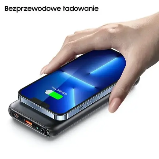 USAMS Ārējais akumulators (powerbank) PB62 10000mAh 20W QC3.0+PD Magnētiskā Bezvadu Ātrā Lādēšana zils 10KCD17104 (US-CD171) Foto 3