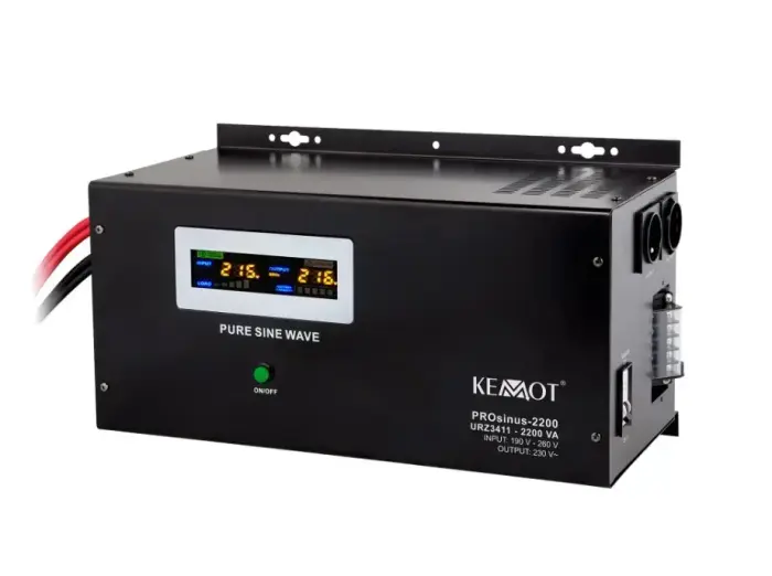 2200VA/1600W 12V/230VAC Nepārtrauktās barošanas bloks UPS, invertors ar sinusoidālu izejas spriegumu un uzlādes funkciju, PROsinus-2200
