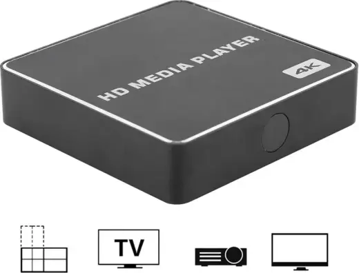 Goodbuy 4K Ultra multivides atskaņotājs | HDMI 2.0 | 4K UHD | Kompakts dizains Foto 2