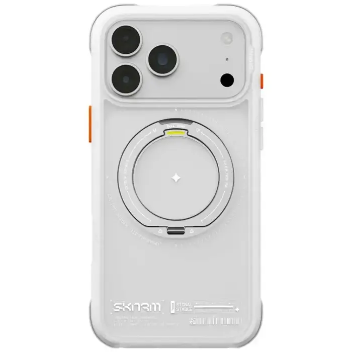 Case Skinarma Atlas MagSafe + Rotating Kick Stand for iPhone 18 Pro Max / 17 Pro Max white