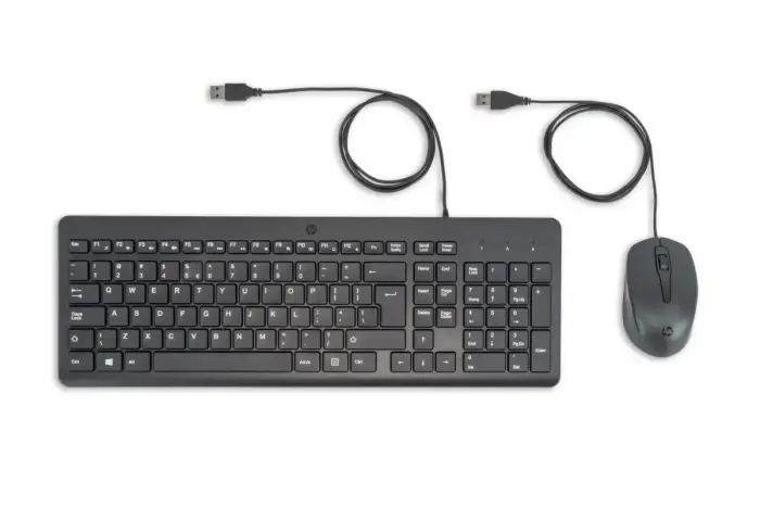 HP Mouse and keyboard set 150 / 240J7AA#ABB Black