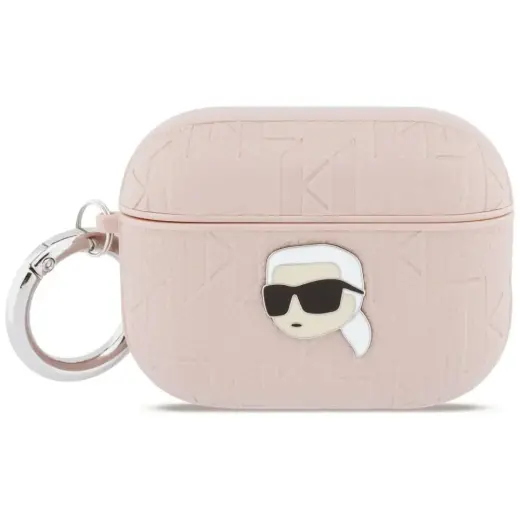 Case Karl Lagerfeld Monogram Karl Head for AirPods Pro 3 pink