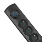 Qoltec Surge protector | 5 sockets | 3m | Black — Foto 10